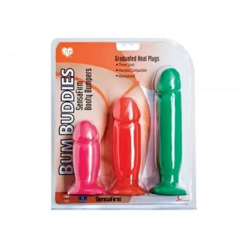 Набор анальных пробок Bum Buddies Booty Bumpers photo 1