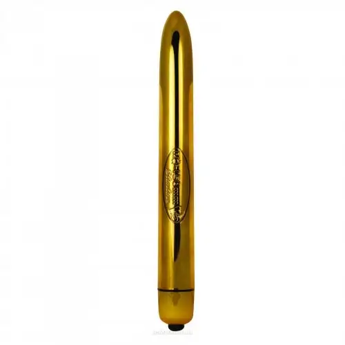 Вибратор Rocks Off RO-150mm Slimline 10 Gold photo 1