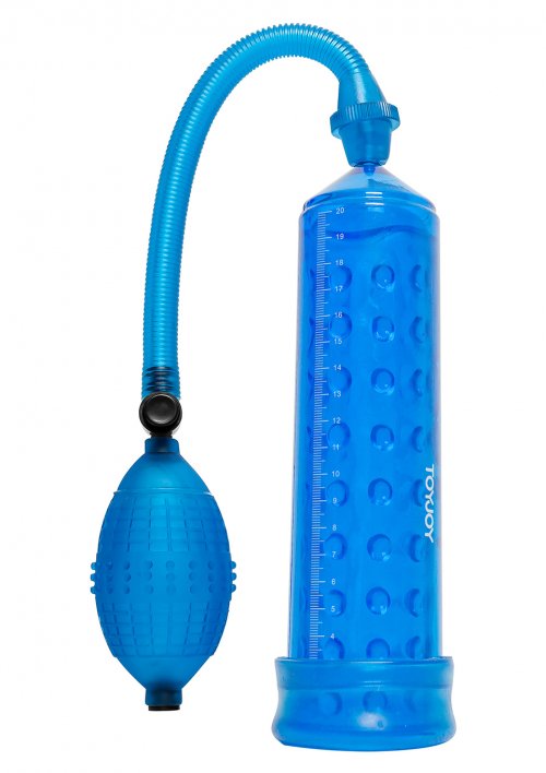 Вакуумная помпа Power Massage Pump W. Sleeve Blue photo 1
