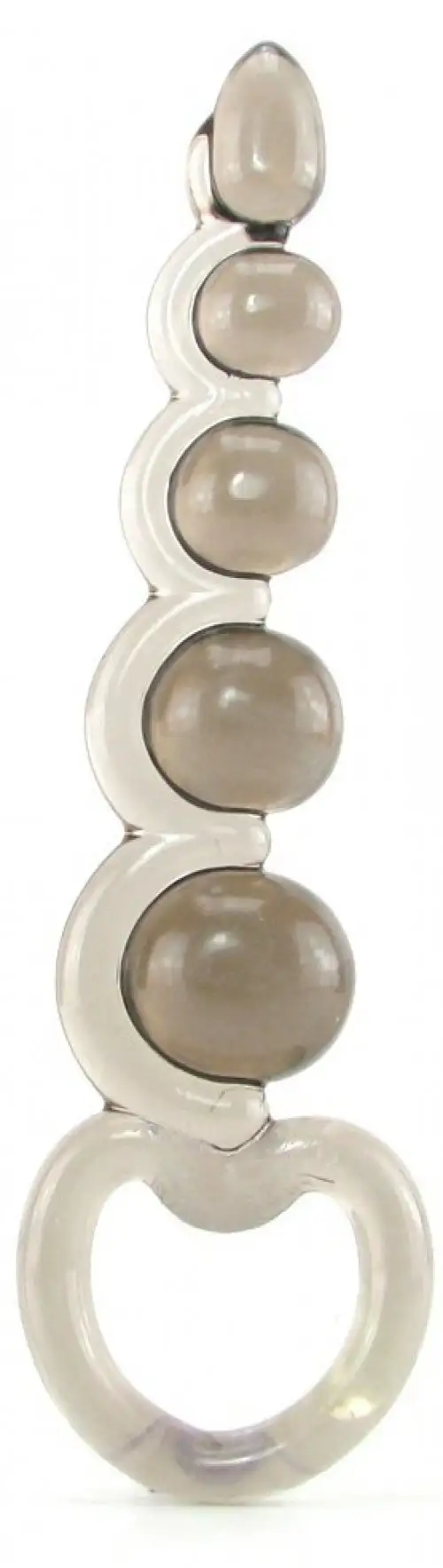 Анальная цепочка BASIC ESSENTIALS BEADED PROBE IN SMOKE photo 1