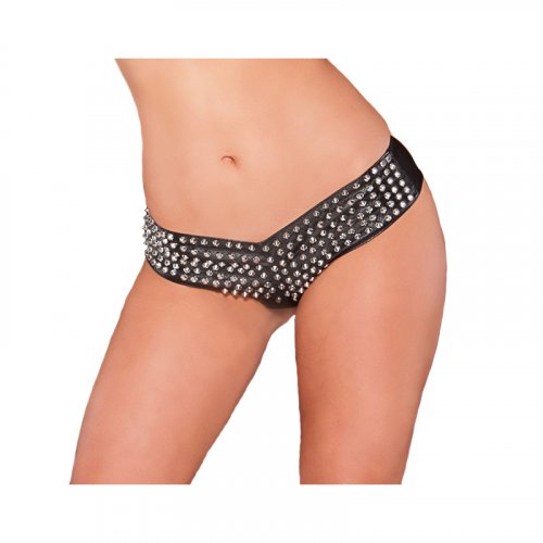 Сексуальные шорты NOIR FAUX LEATHER SHORTS photo 1