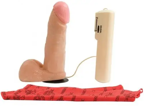 Вибратор ROTATING REALISTIC 6 WHITE photo 1