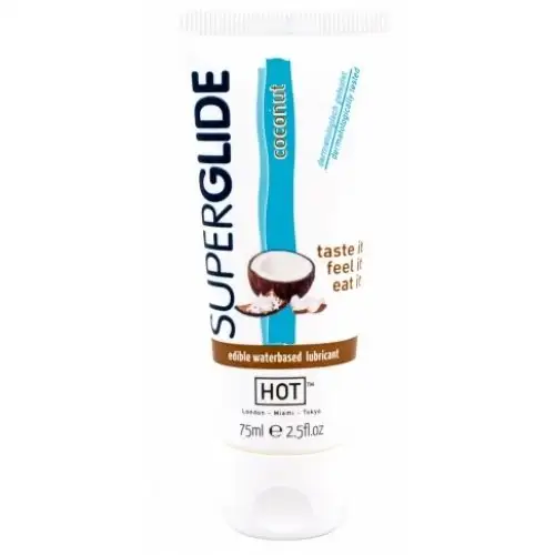 Съедобный лубрикант SUPERGLIDE COCONUT 75 ML photo 1
