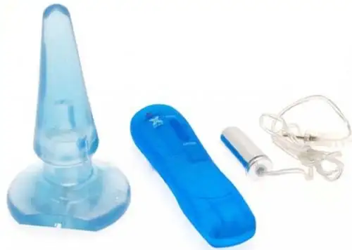 Анальный вибратор PASSION PLUG BLUE photo 1