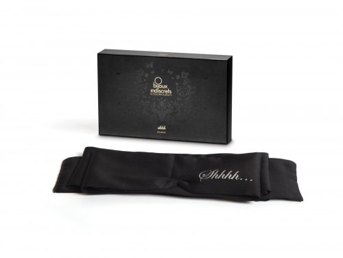 Повязка из сатина Bijoux Indiscrets - Shhh Blindfold photo 1