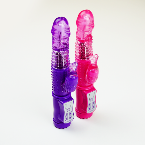 Вибратор кролик с функцией ротации, 23,5смХ3,2см photo 1