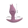 Анальная пробка Fun Factory BOOTIE FEM, розовая, в виде бутона, диаметр 2,9 см, тонкий ограничитель photo 2