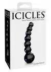 Анальная пробка Icicles No 66 Black, 12х3,5 см photo 3