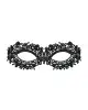 Кружевная маска Obsessive A710 mask, единый размер, черная photo 2