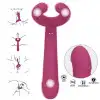 Вибратор для пар Love To Love PLEASE ME - PLUM STAR с тремя моторами, гибкий photo 4