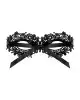 Кружевная маска Obsessive A710 mask, единый размер, черная photo 3