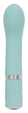 Роскошный вибратор PILLOW TALK - Racy Teal с кристаллом Сваровски photo 2