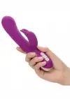 CalExotic Jack Rabbit Signature Silicone Thumping Rabbit -вибратор кролик, 10,25х3,25 см photo 2