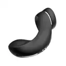 Двойное эрекционное кольцо Svakom Benedict Black со стимуляцией промежности photo 1