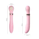 Пульсатор с подогревом Zalo Sweet Magic - Desire Fairy Pink, турбо режим photo 2