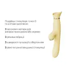 Пульсатор-вибратор с вакуумной стимуляцией клитора Zalo - ROSE Thruster Lemon Yellow photo 4