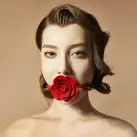 Роскошный кляп в виде розы Zalo - Rose Ball Gag, двойное использование photo 6