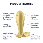 Анальная смарт-пробка с вибрацией Satisfyer Intensity Plug Gold photo 6