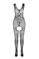 Бодистокинг с крыльями Passion BS098 One Size, white, средняя сетка, открытый доступ photo 3