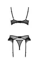 Комплект Passion KERRIA SET WITH OPEN BRA black XXL/XXXL - ECO Passion photo 4