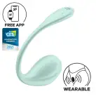 Смарт-виброяйцо Satisfyer Smooth Petal Connect App Mint photo 1