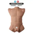 Торс с фаллоимитатором на присоске SilexD Apollo L Male Torso Caramel photo 2