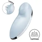 Вибростимулятор-пульсатор Satisfyer Tap & Climax 2 Blue, эффект постукивания пальцем photo 1