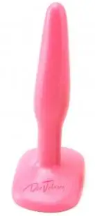 Анальная пробка BUTT PLUG PINK SLIM SMALL photo 1