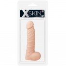 Фаллоимитатор XSkin 7 PVC Dong, телесный photo 2