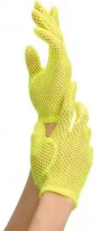 Перчатки FISHNET WRIST LENGTH GLOVES NEON YELLOW photo 1