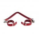 Наручники Красные со связкой из кожи photo 1