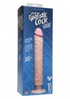 Большой реалистичный вибратор The Realistic Cock ULTRASKYN Vibr 10'' No Balls Flesh photo 3