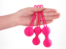 Вагинальные шарики. Материал - силикон. 3 шт. photo 2
