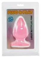 Анальная пробка PLUG&PLAY LARGE BUTT PLUG PINK photo 4