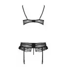 Сексуальный комплект с поясом для чулок LOVELIA SET black L/XL - Passion photo 4