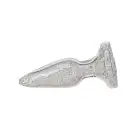 Стеклянная анальная пробка Pillow Talk Fancy Luxurious Glass Anal Plug, ⌀3,1см, вибропуля в подарок photo 3