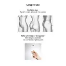 Безремневой вибрострапон с вакуумной стимуляцией Strap-On-Me MULTI ORGASM Blue L, регулируемый photo 9