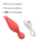 Двойной вибратор точки G с язычками для клитора Svakom Siren Coral photo 4