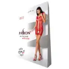Откровенное платье-сетка Passion BS073 red photo 5