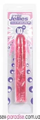 Фаллоимитатор CRYSTAL JELLIES CLASSIC PINK 10 photo 4