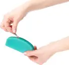 Сумка для хранения секс-игрушек PowerBullet - Silicone Storage Zippered Bag Teal photo 2