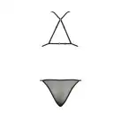 Ажурное боди AZALIA BODY black XXL/XXXL Passion photo 4