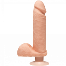 Фаллоимитатор Doc Johnson The D - Perfect D - Vibrating 8 Inch With Balls photo 1