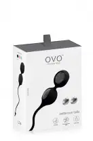 Вагинальные шарики OVO L1A LOVE BALL, BLACK photo 3