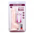 Вибромассажер JEFF STRYKER 8.9 Vibrating Dildo/PVC+ABS Flesh  photo 5