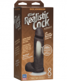 Фаллоимитатор Doc Johnson The Realistic Cock 8 inch Black - ULTRASKYN photo 3