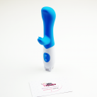 Двойной вибратор с пупырышками - 18 см  photo 5