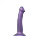 Насадка для страпона Strap-On-Me Mono Density Dildo Violet M, диам. 3,3см, однослойный силикон photo 1